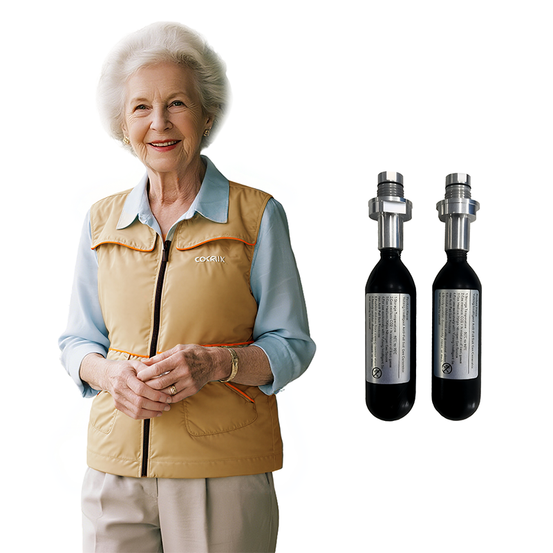 Ederly Smart Fall Protection Vest + Gas Inflator